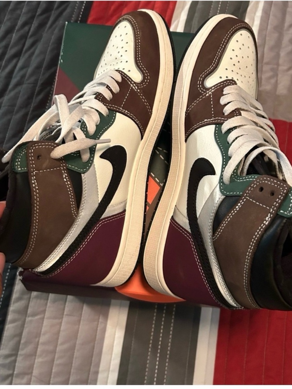 Air Jordan 1 “Handcrafted” Men's Multi-Color High-Top Sneakers